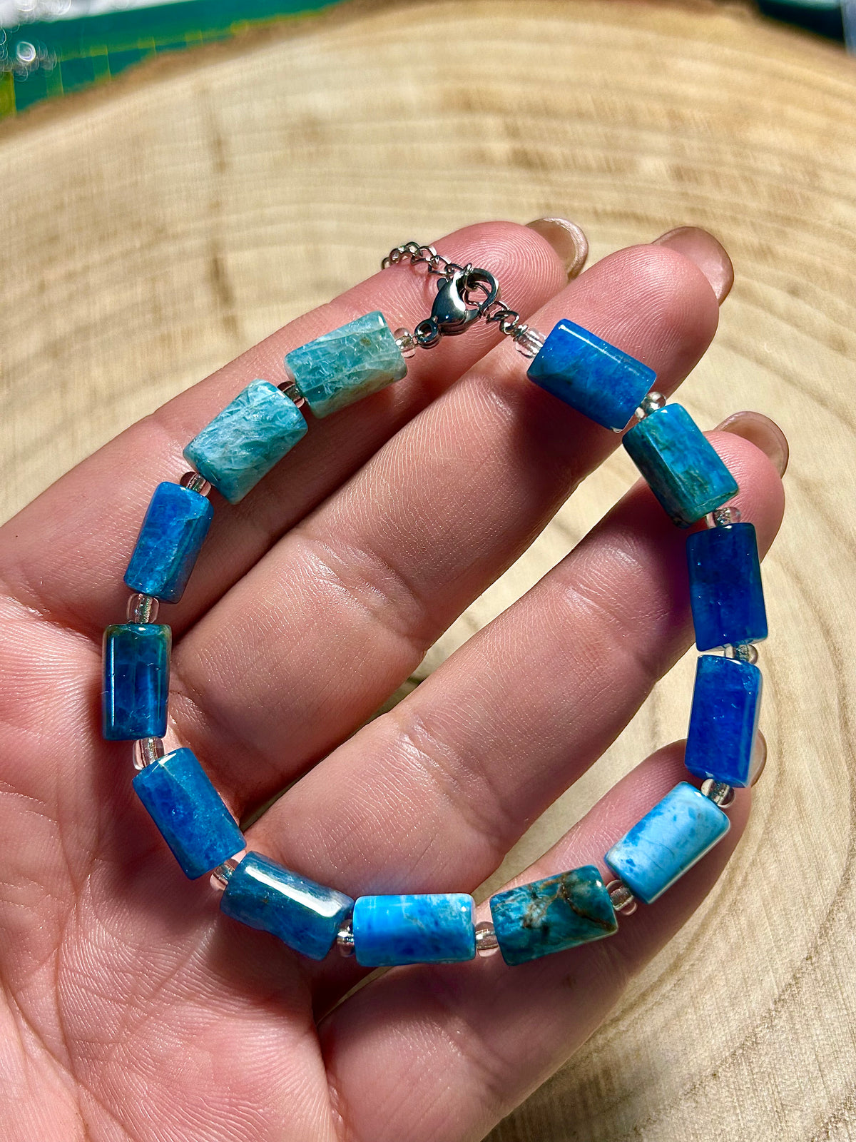 Bracciale in apatite