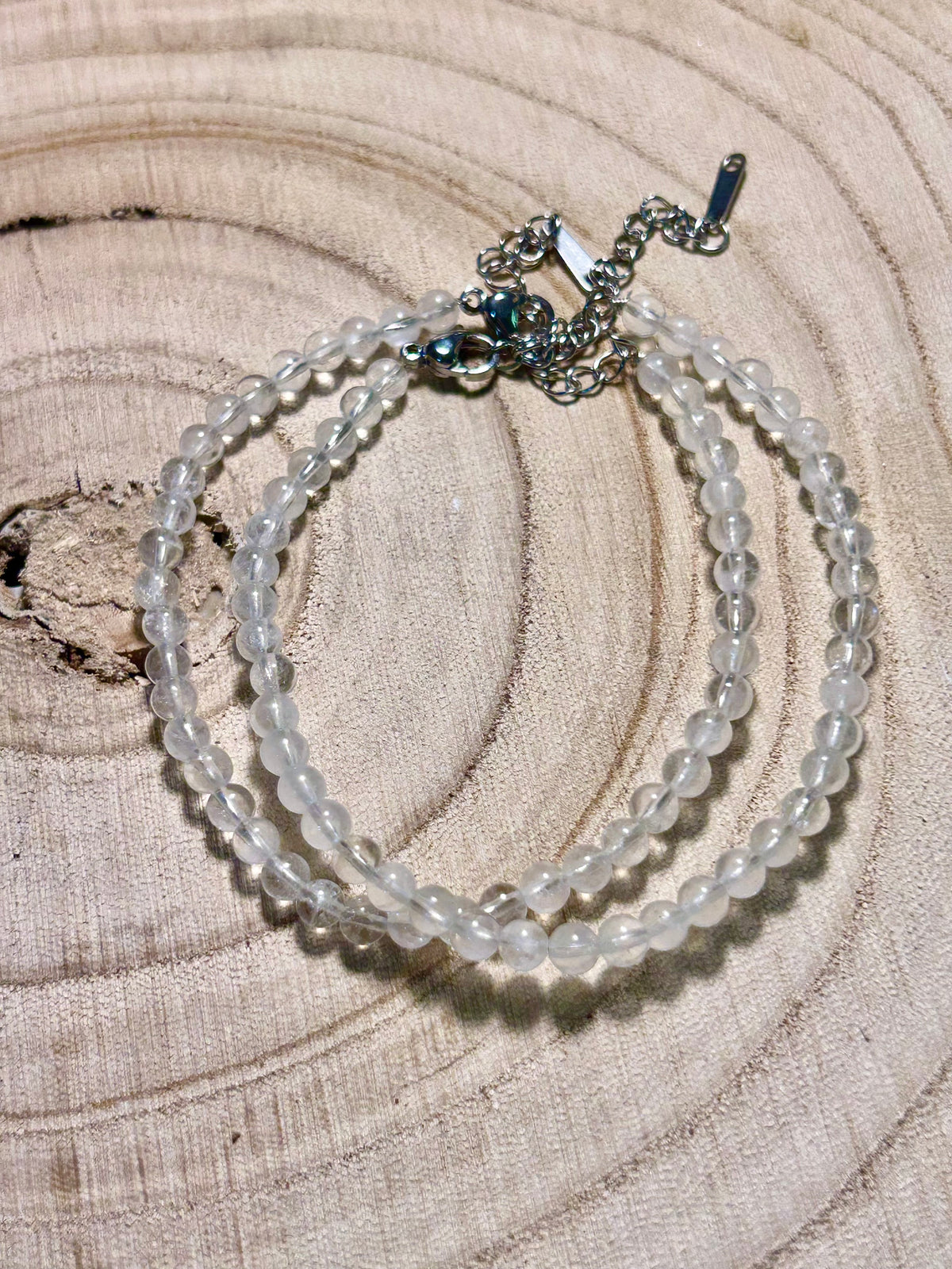 Bracciale in quarzo ialino