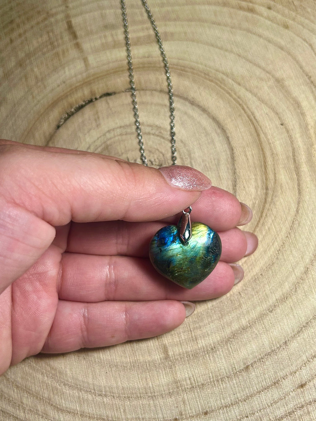 Ciondolo in labradorite
