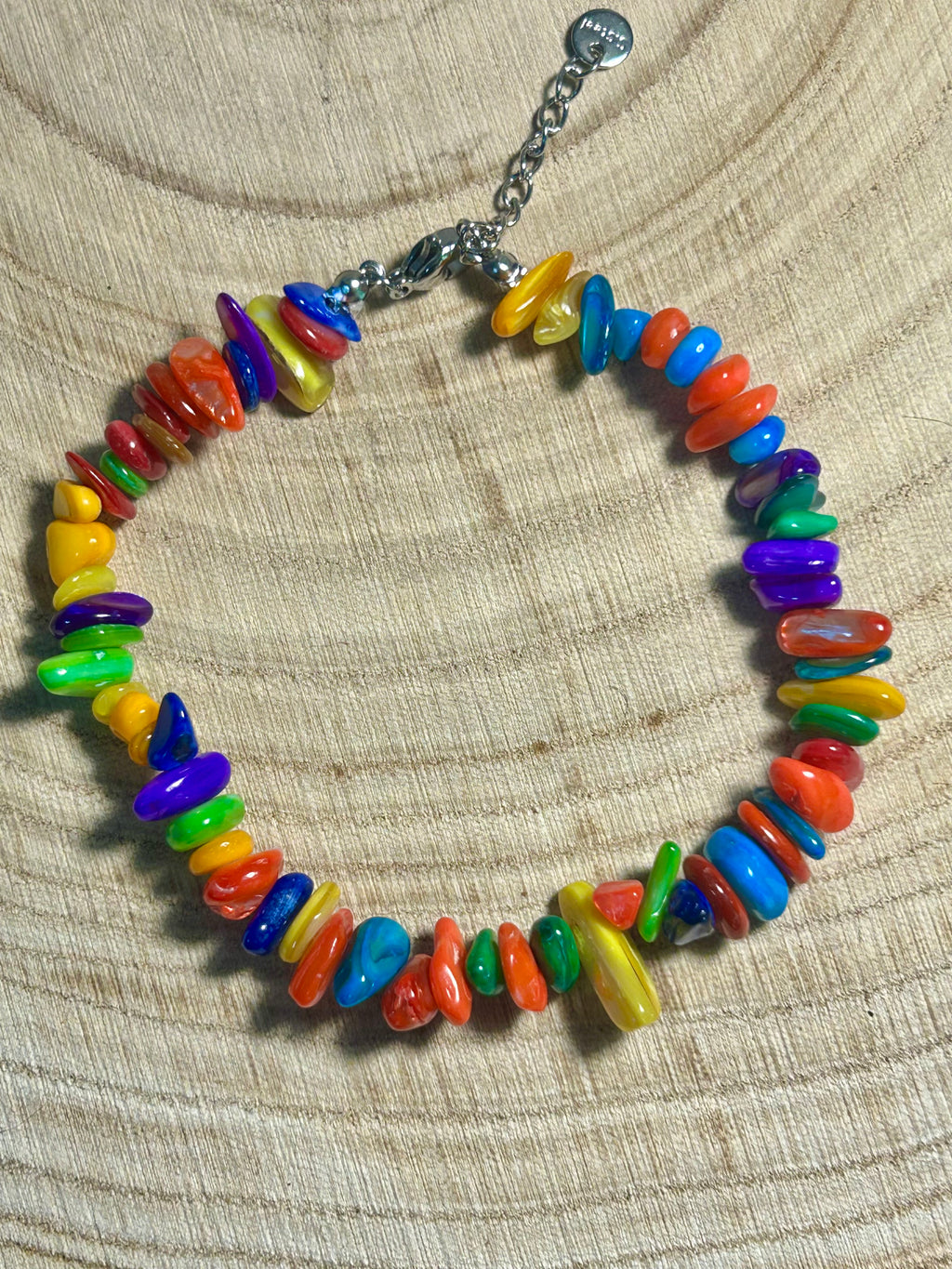 Bracciale in madreperla multicolore