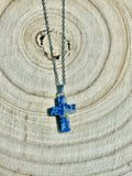 Ciondolo in diaspro blu