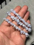 Bracciale in calcedonio blu
