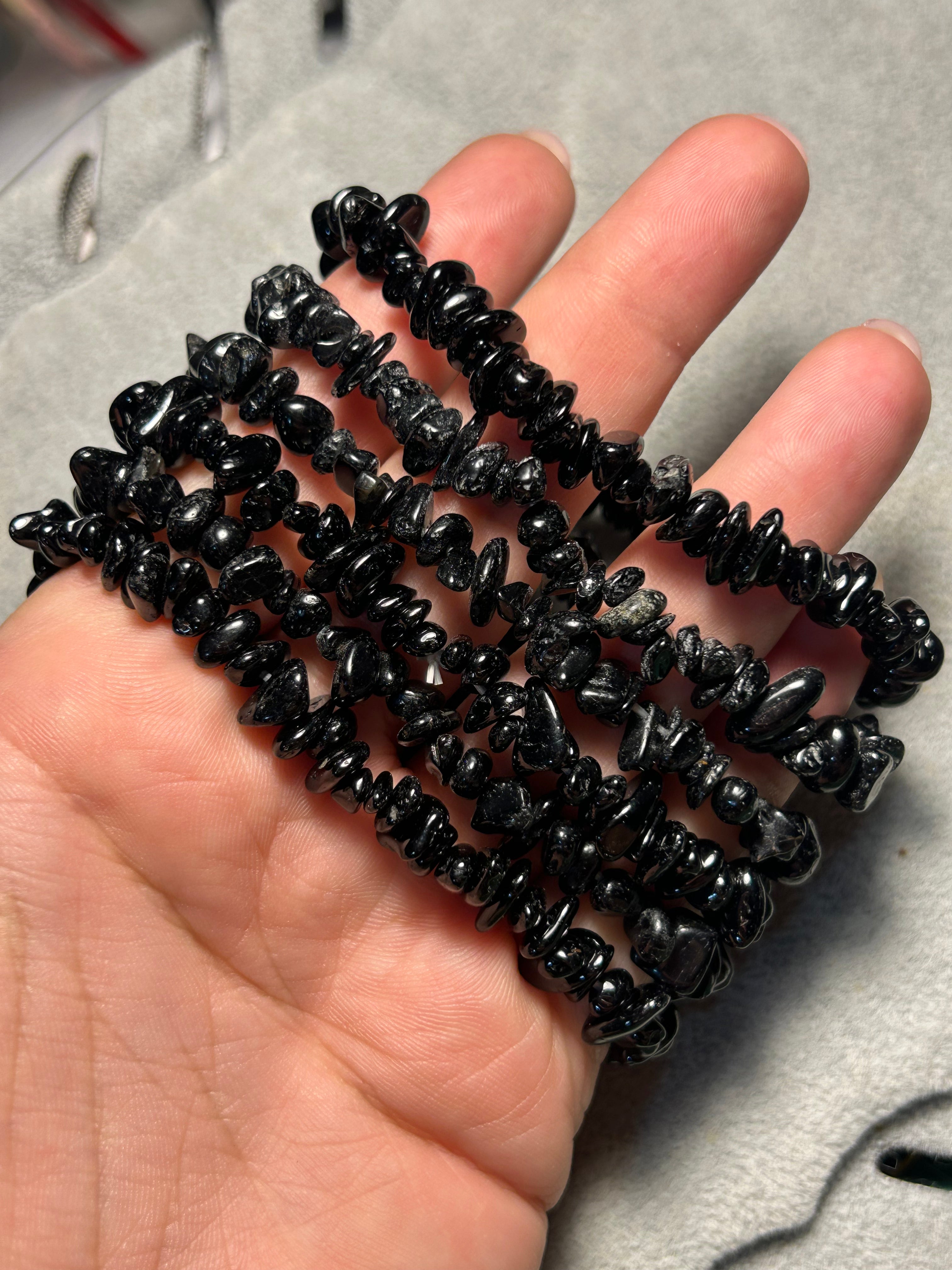 Bracciale in tormalina nera
