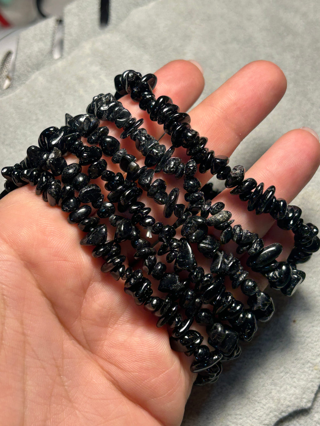 Bracciale in tormalina nera